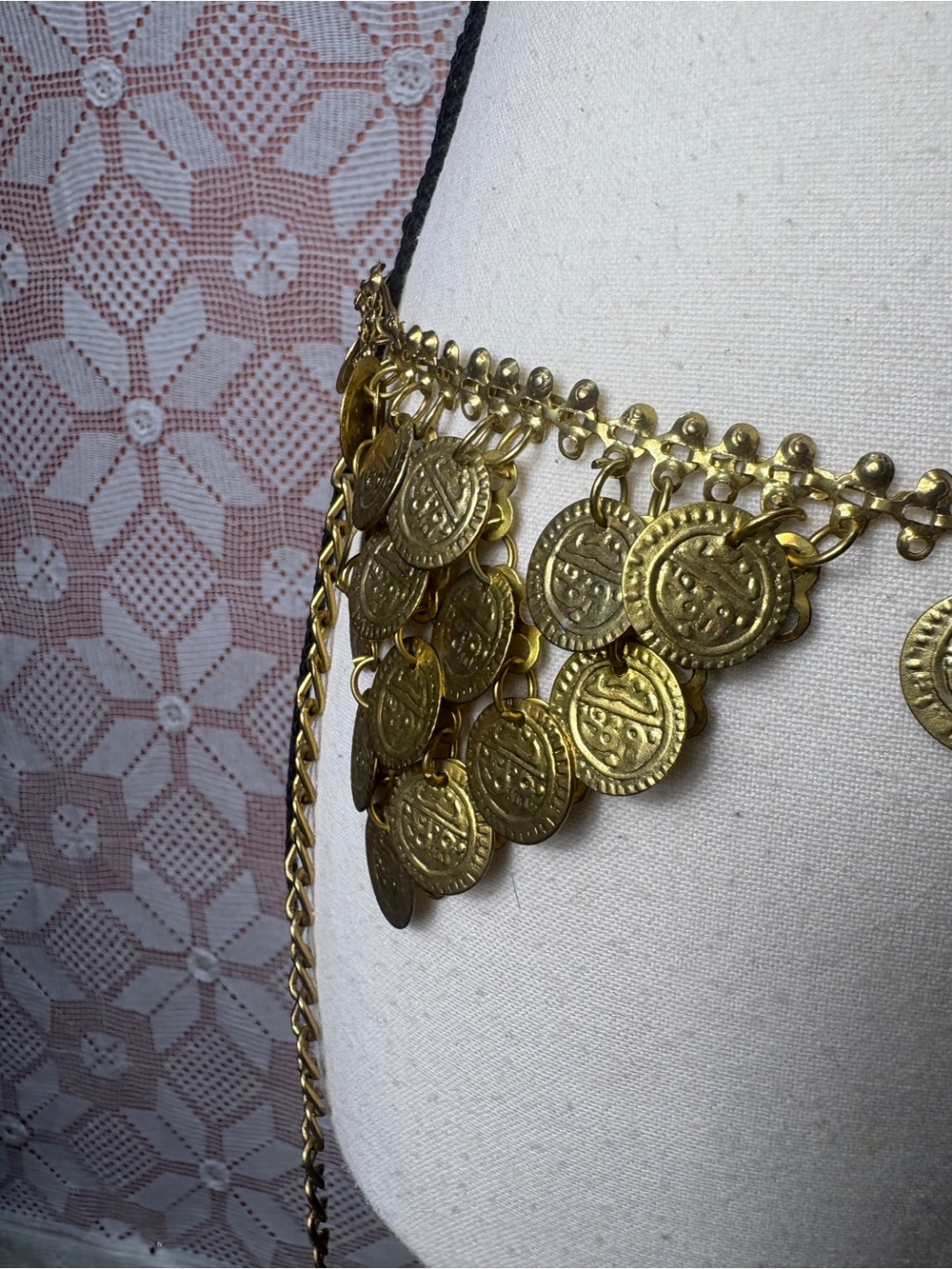 Gold Coin Charm Belt - Picture 4 of 9